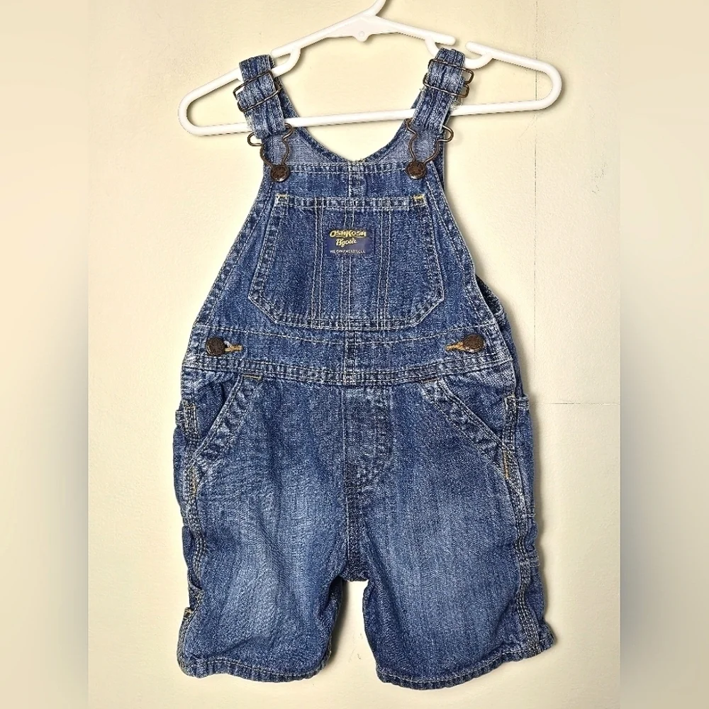 Vintage Osh Kosh‎ B'Gosh Carpenter Cargo Overalls, Size 18 Months